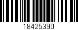 Código de barras (EAN, GTIN, SKU, ISBN): '18425390'