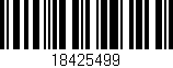 Código de barras (EAN, GTIN, SKU, ISBN): '18425499'