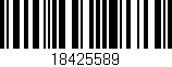 Código de barras (EAN, GTIN, SKU, ISBN): '18425589'
