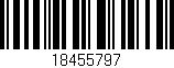 Código de barras (EAN, GTIN, SKU, ISBN): '18455797'