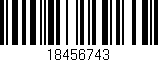 Código de barras (EAN, GTIN, SKU, ISBN): '18456743'