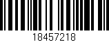 Código de barras (EAN, GTIN, SKU, ISBN): '18457218'