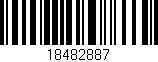 Código de barras (EAN, GTIN, SKU, ISBN): '18482887'