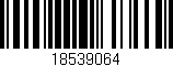 Código de barras (EAN, GTIN, SKU, ISBN): '18539064'
