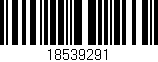 Código de barras (EAN, GTIN, SKU, ISBN): '18539291'
