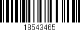 Código de barras (EAN, GTIN, SKU, ISBN): '18543465'