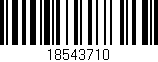 Código de barras (EAN, GTIN, SKU, ISBN): '18543710'