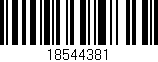 Código de barras (EAN, GTIN, SKU, ISBN): '18544381'