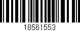 Código de barras (EAN, GTIN, SKU, ISBN): '18561553'