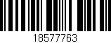 Código de barras (EAN, GTIN, SKU, ISBN): '18577763'
