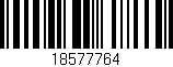 Código de barras (EAN, GTIN, SKU, ISBN): '18577764'