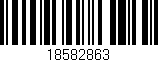Código de barras (EAN, GTIN, SKU, ISBN): '18582863'