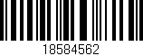Código de barras (EAN, GTIN, SKU, ISBN): '18584562'