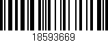 Código de barras (EAN, GTIN, SKU, ISBN): '18593669'