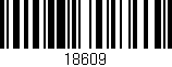 Código de barras (EAN, GTIN, SKU, ISBN): '18609'