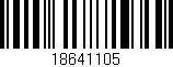 Código de barras (EAN, GTIN, SKU, ISBN): '18641105'