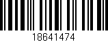 Código de barras (EAN, GTIN, SKU, ISBN): '18641474'