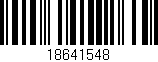 Código de barras (EAN, GTIN, SKU, ISBN): '18641548'