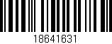 Código de barras (EAN, GTIN, SKU, ISBN): '18641631'