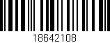 Código de barras (EAN, GTIN, SKU, ISBN): '18642108'