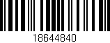 Código de barras (EAN, GTIN, SKU, ISBN): '18644840'