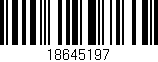 Código de barras (EAN, GTIN, SKU, ISBN): '18645197'