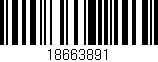 Código de barras (EAN, GTIN, SKU, ISBN): '18663891'