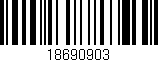Código de barras (EAN, GTIN, SKU, ISBN): '18690903'