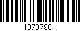 Código de barras (EAN, GTIN, SKU, ISBN): '18707901'