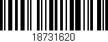Código de barras (EAN, GTIN, SKU, ISBN): '18731620'