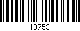 Código de barras (EAN, GTIN, SKU, ISBN): '18753'