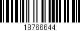 Código de barras (EAN, GTIN, SKU, ISBN): '18766644'