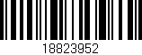 Código de barras (EAN, GTIN, SKU, ISBN): '18823952'