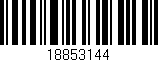 Código de barras (EAN, GTIN, SKU, ISBN): '18853144'