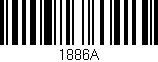 Código de barras (EAN, GTIN, SKU, ISBN): '1886A'