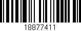 Código de barras (EAN, GTIN, SKU, ISBN): '18877411'