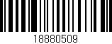 Código de barras (EAN, GTIN, SKU, ISBN): '18880509'