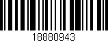 Código de barras (EAN, GTIN, SKU, ISBN): '18880943'