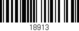 Código de barras (EAN, GTIN, SKU, ISBN): '18913'