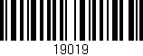 Código de barras (EAN, GTIN, SKU, ISBN): '19019'