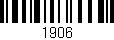 Código de barras (EAN, GTIN, SKU, ISBN): '1906'