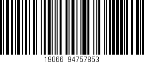 Código de barras (EAN, GTIN, SKU, ISBN): '19066|94757853'