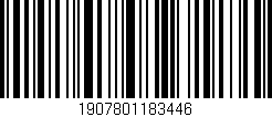 Código de barras (EAN, GTIN, SKU, ISBN): '1907801183446'