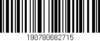 Código de barras (EAN, GTIN, SKU, ISBN): '190780682715'
