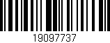 Código de barras (EAN, GTIN, SKU, ISBN): '19097737'