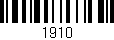 Código de barras (EAN, GTIN, SKU, ISBN): '1910'