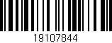Código de barras (EAN, GTIN, SKU, ISBN): '19107844'