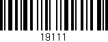 Código de barras (EAN, GTIN, SKU, ISBN): '19111'