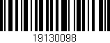 Código de barras (EAN, GTIN, SKU, ISBN): '19130098'