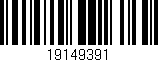 Código de barras (EAN, GTIN, SKU, ISBN): '19149391'